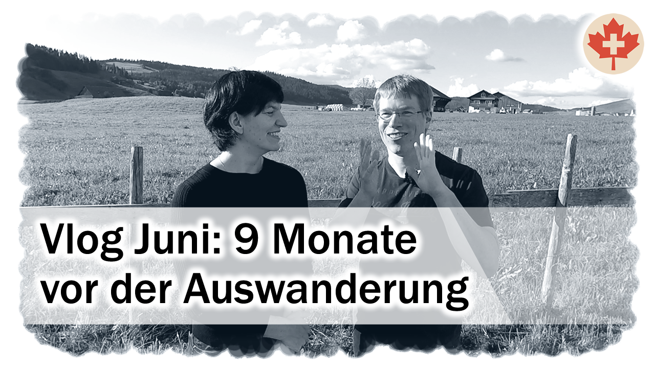 Video-Tagebuch Juni 2019 - 9 Monate vor Auswanderung